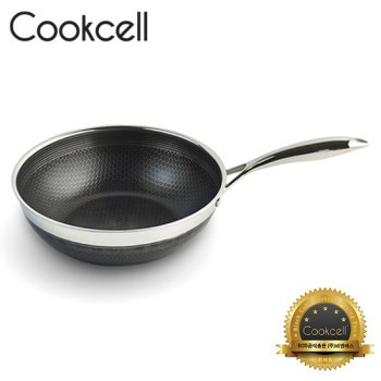 [Cookcell] 쿡셀 통3중 더블 세라믹 코팅 블랙에디션 IH 궁중팬 28cm