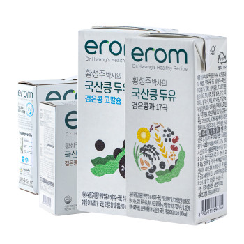 [황성주두유] 검은콩고칼슘+17곡 190ml 48입