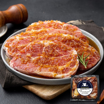 [고급진] 양념 돼지 목심구이 500g x 2팩
