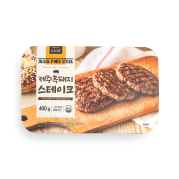 [고급진] 제주 흑돼지 스테이크(냉동) 400g
