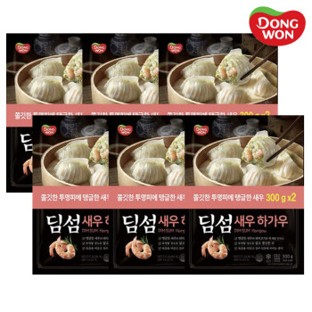 [동원] 딤섬 새우하가우 300g x 6봉