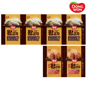 [동원] 개성 왕교자 고기 494g 4봉 + 김치 494g 2봉