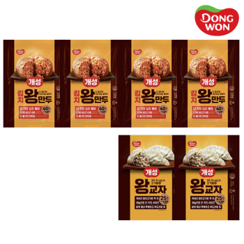 [동원] 개성 왕교자 김치 494g 4봉 + 고기 494g 2봉