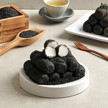 (HACCP인증) 우리가족 간식 흑임자 인절미 1박스(25g*24개입)