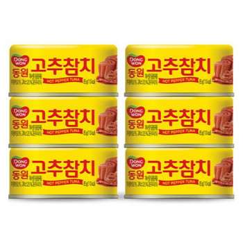 동원참치 고추 참치, 135g, 8개