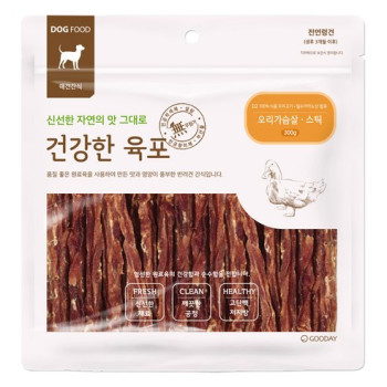 굿데이 건강한 육포 강아지 간식 300g, 1개