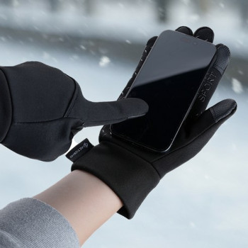 액티제노 스마트폰 터치 기모 장갑, 1개