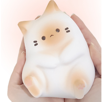 아가플러스 폭신 마시멜로우 고양이 스퀴시 랜덤발송, 1개