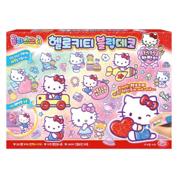 주영 헬로키티 블링데코 글라스코디, 혼합색상, 1개
