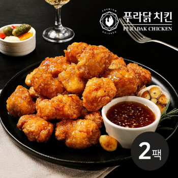 [푸라닭] 통살치킨 매드갈릭 600g 2팩