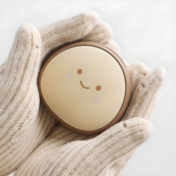 알로코리아 휴대용 충전식 손난로 보조배터리 알밤 + C타입 충전 케이블 세트