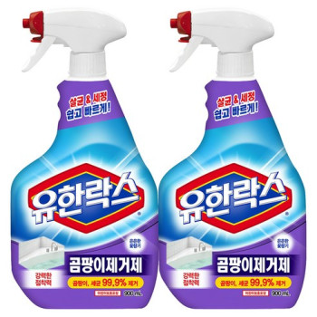 유한락스 곰팡이제거제, 900ml, 2개