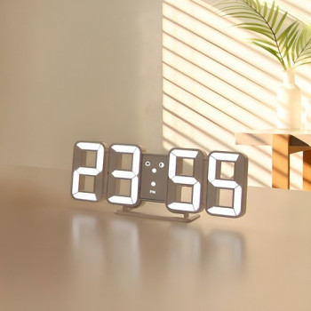 무아스 퓨어 미니 LED 벽시계 화이트