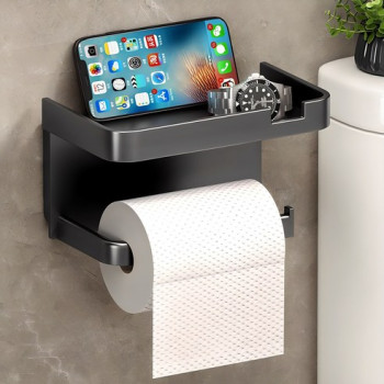 치트몰 무타공 핸드폰 거치대 휴지걸이 (강력 접착 스티커), 1개