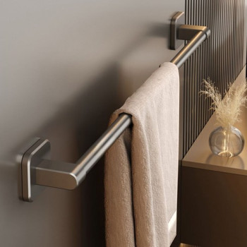 위드스타 무타공 욕실 수건걸이 30cm × 그레이 × 1개