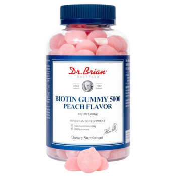 닥터브라이언 비오틴 구미 5000 피치 플레이버, 100정, 1개