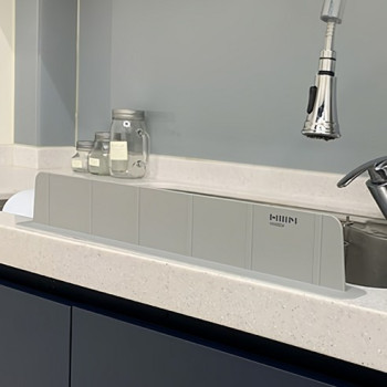 한샘 싱크대 실리콘 물막이 51.5cm, 그레이, 1개