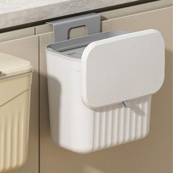 주방 음식물쓰레기통 벽걸이 8L + 전용비닐 100p 세트 화이트(벽걸이) × 중형(26 x 16 x 23.5 cm)