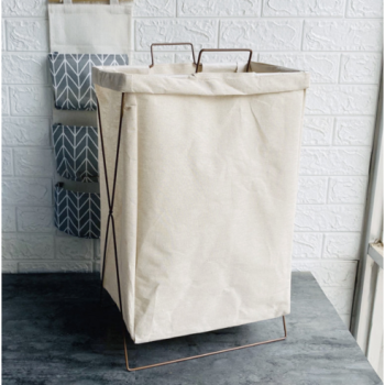 디오셀 홈 린넨 접이식 세탁 빨래바구니 분리수거함 55 x 35 cm