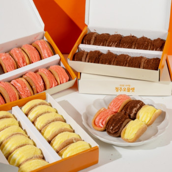 [베리온] 맘스케이크 청주오믈렛 범벅 (오리지널범벅/딸기범벅/초코범벅 12개씩) 1BOX/모듬세트