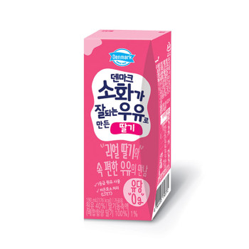 [동원] 덴마크 소화가 잘되는 우유 딸기 190ml x 24입