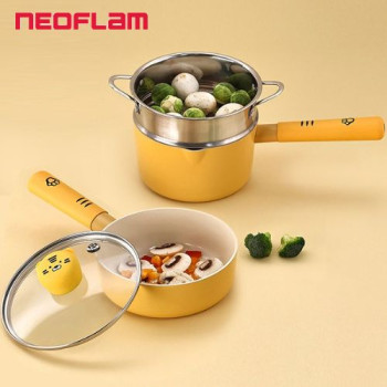 [네오플램] 호랑이 베이비 밀크팬/웍/찜기 3종 세트