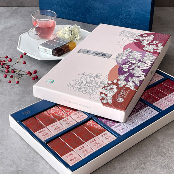 [온웨이] 밤뜨래 국내산 재료 사용 밤/팥/고구마 고급 양갱 혼합 24개 선물세트