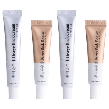 미백순수22 미백순수 아이크림 닥터아이백 부스터 + 눈가 눈밑 주름크림 세트, 35g, 2세트