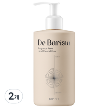 엠디스픽 드 바리스타 울트라 핸드크림 무향, 300g, 2개