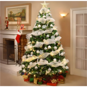 DIM 대형 고급 장식 크리스마스트리 풀 세트 1.8m 파티장식
