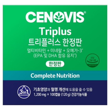 세노비스 트리플러스 3in1 프리미엄 멀티비타민, 100정, 1개