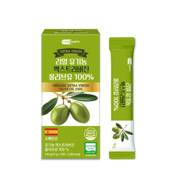 [뉴트라팜]리얼 유기농 엑스트라버진 올리브유 100% 10g x 14포