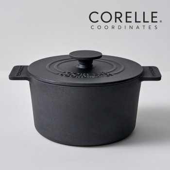 [코렐] 코디네이츠 무쇠 애슐리 무광블랙 18cm 양수냄비