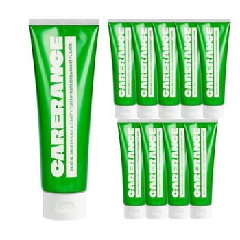 [잇몸/충치/입냄새] 케어란스 덴탈 브레스 잇몸 충치 치약 (스피아민트향), 100g, 10개