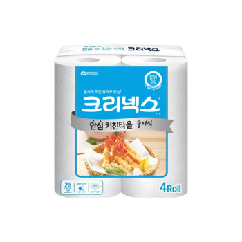 [크리넥스] KLX 안심 클래식 키친타올 150매 4롤 1팩