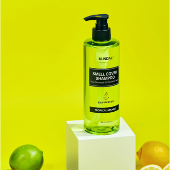 쿤달 올데이 스멜커버 청소년 두피 샴푸 트로피컬망고, 400ml, 1개