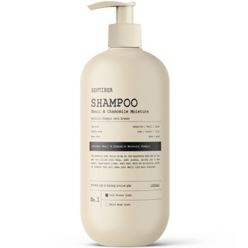 센티베르 바질 앤 캐모마일 대용량 샴푸 1000ml x 1개 허브브리즈향 약산성 두피 미용실 향기좋은, 1L