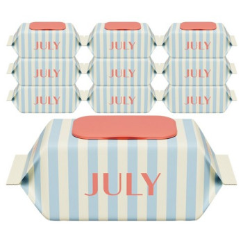 줄라이 유아용 클린브리즈 물티슈 캡형 100매 10개입