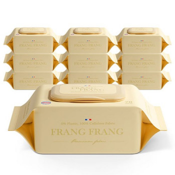 프랑프랑 플라스틱0% 에코 오리지널 65gsm 생분해 물티슈 70매 10개입