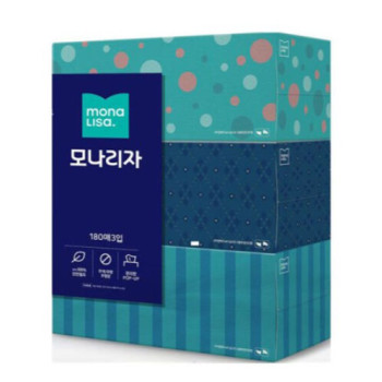 [모나리자] 미용티슈 180매x3입