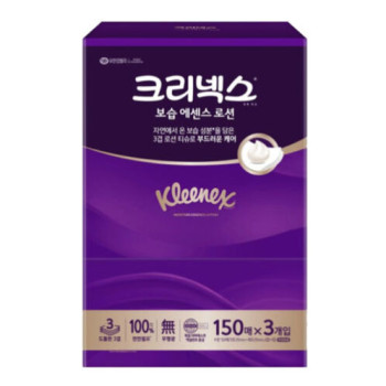 [크리넥스] 보습에센스 로션티슈 150매*3입x2