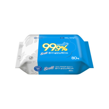 [유한킴벌리] 스카트 살균소독 티슈 80매 1개