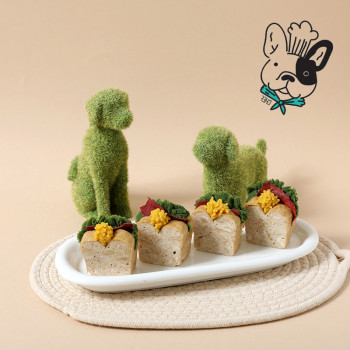 [멍든램지] 애견 수제 샌드위치테린 100g (1개/2개/3개/5개)