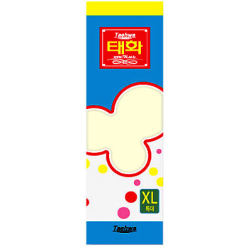 [태화] 고무장갑 왕특대 (XL) 아이보리x10개