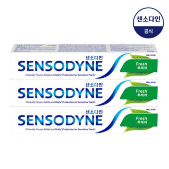 [센소다인] 치약 후레쉬민트 100gx3입