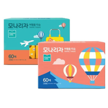 [모나리자] 여행용티슈 60매x10