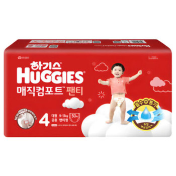 [하기스] 매직팬티형(24) [4-6단계] 공용 [대형 50매/특대형/점보]