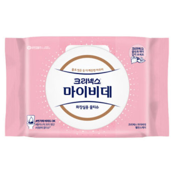 [크리넥스] 마이비데 밸런스케어 물티슈 캡형40매x9