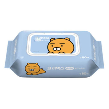 [크리넥스] 수앤수 카카오 물티슈 캡형80매x9개