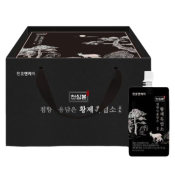 [천호엔케어] 천심본 침향녹용담은 황제흑염소 (80ml*30팩)